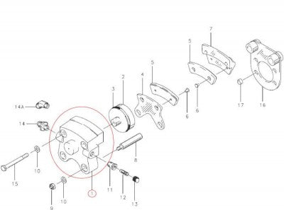 CLEVELAND BRAKE CYLINDER ASSEMBLY ONLY 091-11900