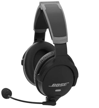 857641-3120 BOSE A30 HEADSET DUAL GA PLUGS W/ BLUETOOTH ELECTRET MIC