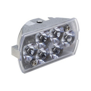 WHELEN 71898P0 LED RECOGNITION LIGHT PAINTED WHITE 28V 01-0771898-P0